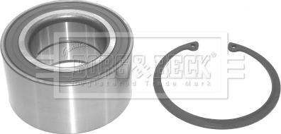 Borg & Beck BWK573 - Комплект подшипника ступицы колеса autosila-amz.com