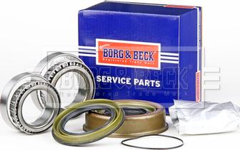Borg & Beck BWK617 - Комплект подшипника ступицы колеса autosila-amz.com