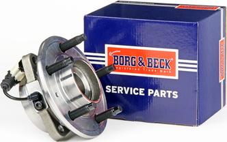 Borg & Beck BWK1484 - Комплект подшипника ступицы колеса autosila-amz.com