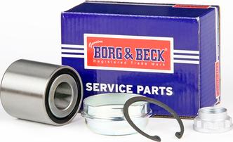 Borg & Beck BWK1057 - Комплект подшипника ступицы колеса autosila-amz.com