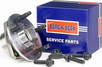 Borg & Beck BWK1165 - Комплект подшипника ступицы колеса autosila-amz.com
