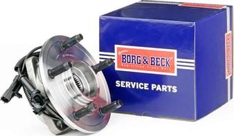 Borg & Beck BWK1293 - Комплект подшипника ступицы колеса autosila-amz.com