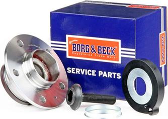 Borg & Beck BWK1283 - Комплект подшипника ступицы колеса autosila-amz.com
