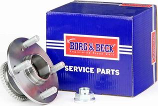 Borg & Beck BWK1276 - Комплект подшипника ступицы колеса autosila-amz.com