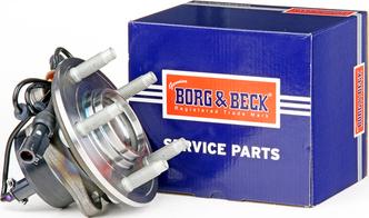 Borg & Beck BWK764 - Комплект подшипника ступицы колеса autosila-amz.com