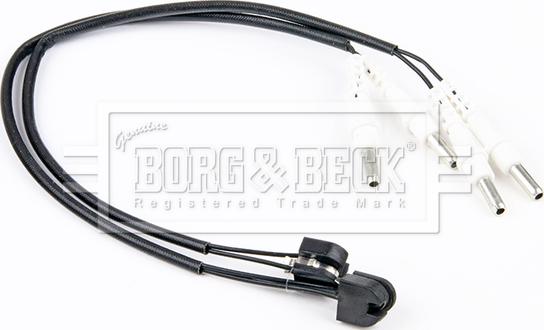 Borg & Beck BWL3099 - Сигнализатор, износ тормозных колодок autosila-amz.com