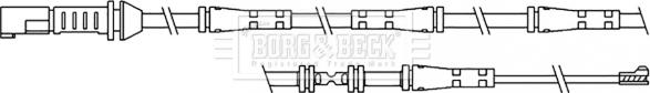 Borg & Beck BWL3150 - Сигнализатор, износ тормозных колодок autosila-amz.com