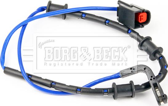 Borg & Beck BWL3151 - Сигнализатор, износ тормозных колодок autosila-amz.com