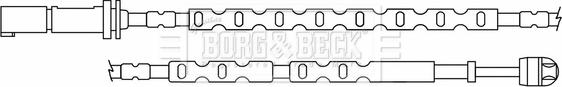 Borg & Beck BWL3175 - Сигнализатор, износ тормозных колодок autosila-amz.com