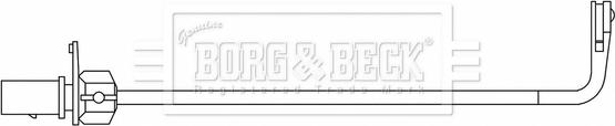 Borg & Beck BWL3176 - Сигнализатор, износ тормозных колодок autosila-amz.com