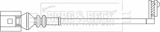 Borg & Beck BWL3219 - Сигнализатор, износ тормозных колодок autosila-amz.com