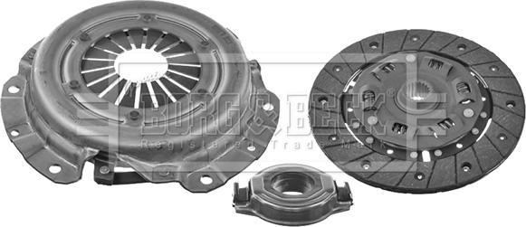 Borg & Beck HK6284 - Комплект сцепления autosila-amz.com