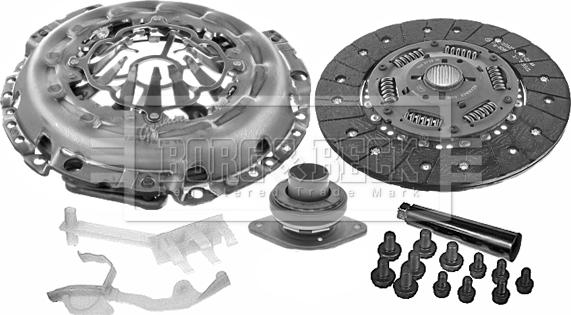 Borg & Beck HK2684 - Комплект сцепления autosila-amz.com