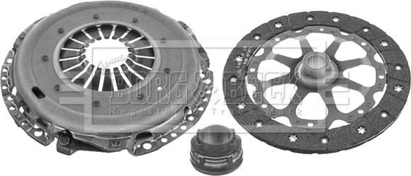 Borg & Beck HK2810 - Комплект сцепления autosila-amz.com