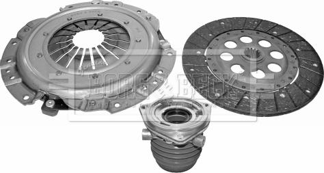 Borg & Beck HKT1104 - Комплект сцепления autosila-amz.com