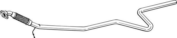 Bosal 965-129 - [1141303] !труба глушителя приемная\\ Ford Fiesta 1.25i/1.4i 16V 01-03 autosila-amz.com