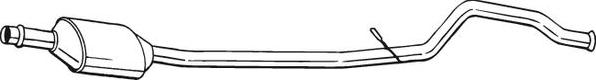 Bosal 099-312 - катализатор глушителя!\ Peugeot 206 Hatchback 1.1i/1.4i 98-01 autosila-amz.com