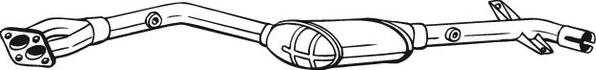 Bosal 090-400 - Фланец, труба выхлопного газа autosila-amz.com