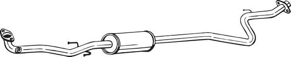Bosal 294-007 - Средний глушитель выхлопных газов autosila-amz.com
