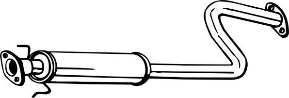 Bosal 278-111 - Средний глушитель выхлопных газов autosila-amz.com