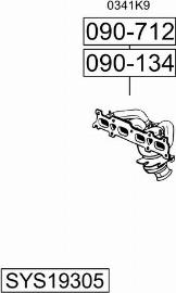 Bosal SYS19305 - Система выпуска ОГ autosila-amz.com