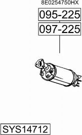 Bosal SYS14712 - Система выпуска ОГ autosila-amz.com