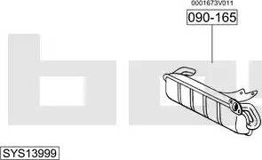 Bosal SYS13999 - Система выпуска ОГ autosila-amz.com