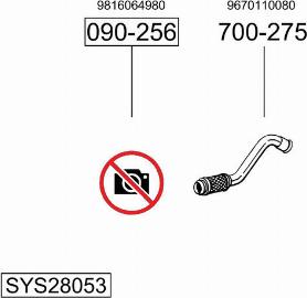 Bosal SYS28053 - Система выпуска ОГ autosila-amz.com