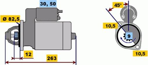 BOSCH 9 000 331 428 - Стартер autosila-amz.com