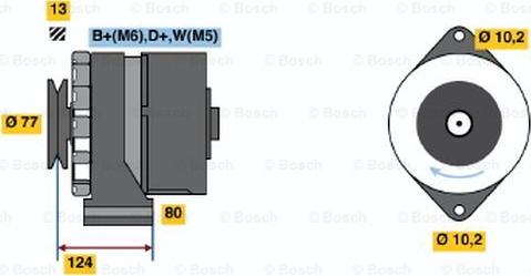 BOSCH 9 120 144 122 - Генератор autosila-amz.com