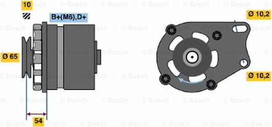 BOSCH 9 120 144 241 - Генератор autosila-amz.com