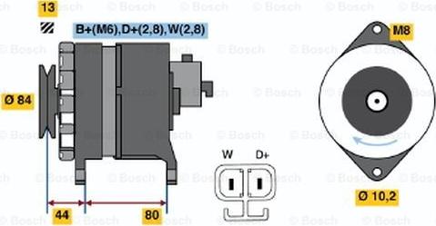 BOSCH 9 120 334 638 - Генератор autosila-amz.com