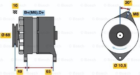 BOSCH 9 120 334 310 - Генератор autosila-amz.com