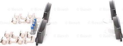 BOSCH 0 986 494 595 - 0 986 494 59 колодки дисковые задние!\ VW Tiguan 1.4TSi/2.0TDi/2.0TFSi 07> autosila-amz.com