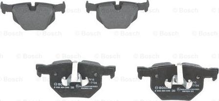 BOSCH 0 986 494 540 - Тормозные колодки, дисковые, комплект autosila-amz.com