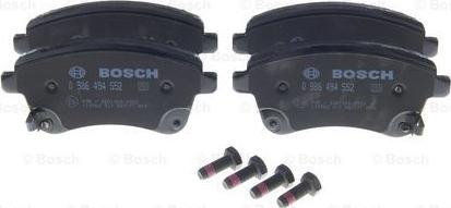 BOSCH 0 986 494 552 - Тормозные колодки, дисковые, комплект autosila-amz.com