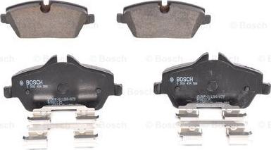 BOSCH 0 986 494 588 - Тормозные колодки, дисковые, комплект autosila-amz.com