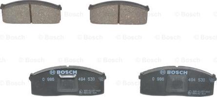 BOSCH 0 986 494 530 - Тормозные колодки, дисковые, комплект autosila-amz.com