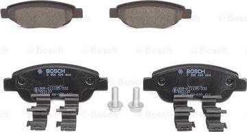 BOSCH 0 986 494 606 - Тормозные колодки, дисковые, комплект autosila-amz.com