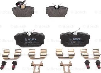 BOSCH 0 986 494 619 - Тормозные колодки, дисковые, комплект autosila-amz.com