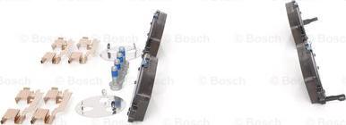 BOSCH 0 986 494 611 - Тормозные колодки, дисковые, комплект autosila-amz.com