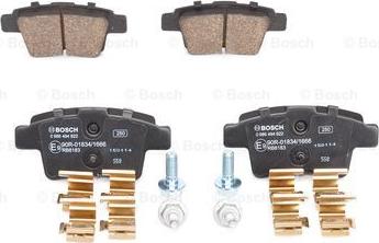 BOSCH 0 986 494 622 - Тормозные колодки, дисковые, комплект autosila-amz.com