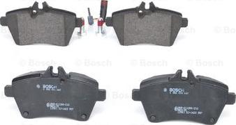 BOSCH 0 986 494 087 - Колодки торм диск передн к-т autosila-amz.com