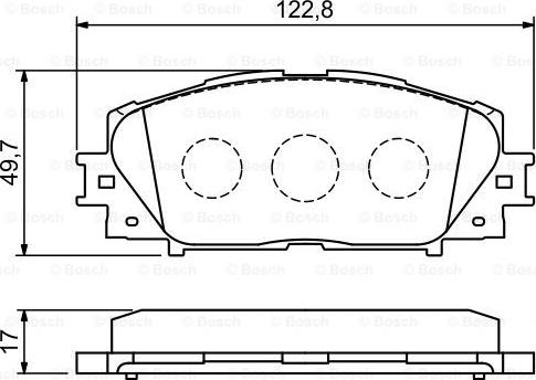 BOSCH 0 986 494 198 - Тормозные колодки, дисковые, комплект autosila-amz.com