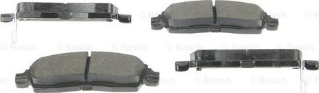 BOSCH 0 986 494 858 - Комплект тормозных колодок задн , BUICK ENCLAVE CHEVROLET AVALANCHE 1500 GMC ACADIA SAAB 9-7X 3.6/5. autosila-amz.com