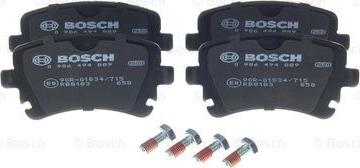 BOSCH 0 986 494 889 - Тормозные колодки, дисковые, комплект autosila-amz.com