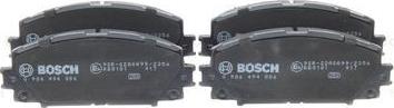 BOSCH 0 986 494 886 - Тормозные колодки, дисковые, комплект autosila-amz.com