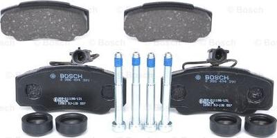 BOSCH 0 986 494 391 - Тормозные колодки, дисковые, комплект autosila-amz.com