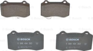 BOSCH 0 986 494 393 - Тормозные колодки, дисковые, комплект autosila-amz.com