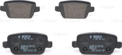 BOSCH 0 986 494 214 - Тормозные колодки, дисковые, комплект autosila-amz.com